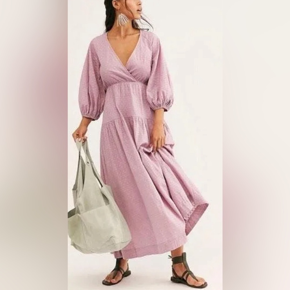 Free People Like Air Midi Dress - S